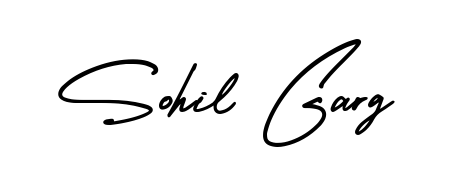 Also we have Sohil Garg name is the best signature style. Create professional handwritten signature collection using AmerikaSignatureDemo-Regular autograph style. Sohil Garg signature style 3 images and pictures png