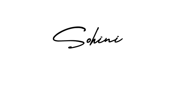 How to Draw Sohini signature style? AmerikaSignatureDemo-Regular is a latest design signature styles for name Sohini. Sohini signature style 3 images and pictures png