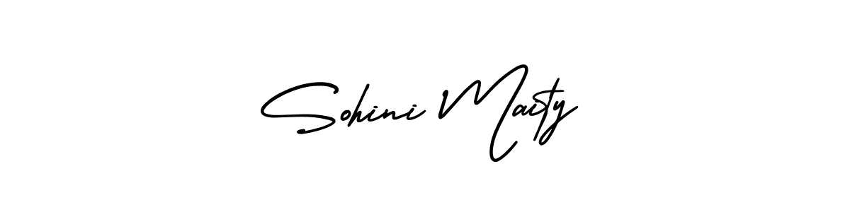 Use a signature maker to create a handwritten signature online. With this signature software, you can design (AmerikaSignatureDemo-Regular) your own signature for name Sohini Maity. Sohini Maity signature style 3 images and pictures png