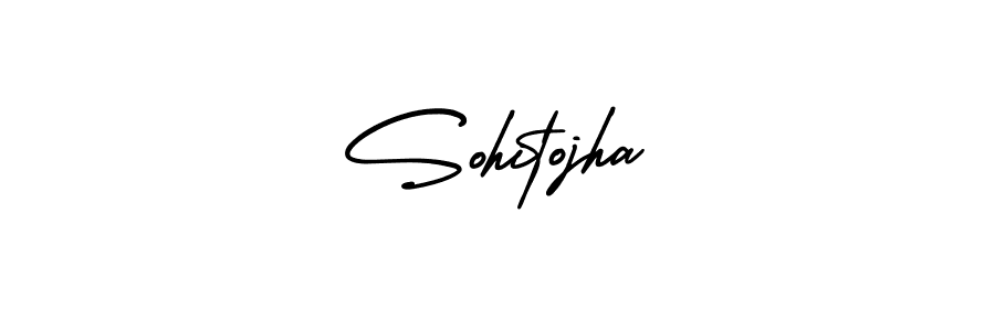 It looks lik you need a new signature style for name Sohitojha. Design unique handwritten (AmerikaSignatureDemo-Regular) signature with our free signature maker in just a few clicks. Sohitojha signature style 3 images and pictures png
