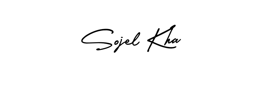 Also You can easily find your signature by using the search form. We will create Sojel Kha name handwritten signature images for you free of cost using AmerikaSignatureDemo-Regular sign style. Sojel Kha signature style 3 images and pictures png