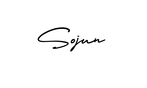 Use a signature maker to create a handwritten signature online. With this signature software, you can design (AmerikaSignatureDemo-Regular) your own signature for name Sojun. Sojun signature style 3 images and pictures png