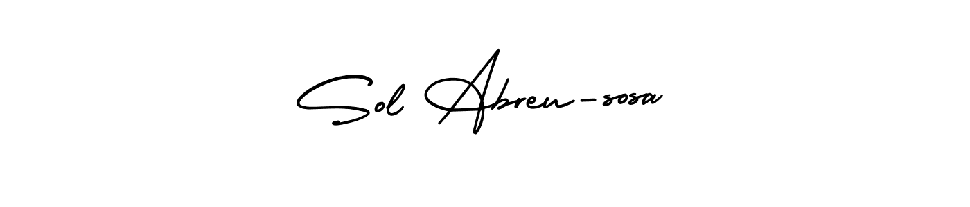 You can use this online signature creator to create a handwritten signature for the name Sol Abreu-sosa. This is the best online autograph maker. Sol Abreu-sosa signature style 3 images and pictures png