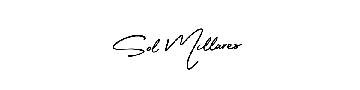 Make a beautiful signature design for name Sol Millares. Use this online signature maker to create a handwritten signature for free. Sol Millares signature style 3 images and pictures png