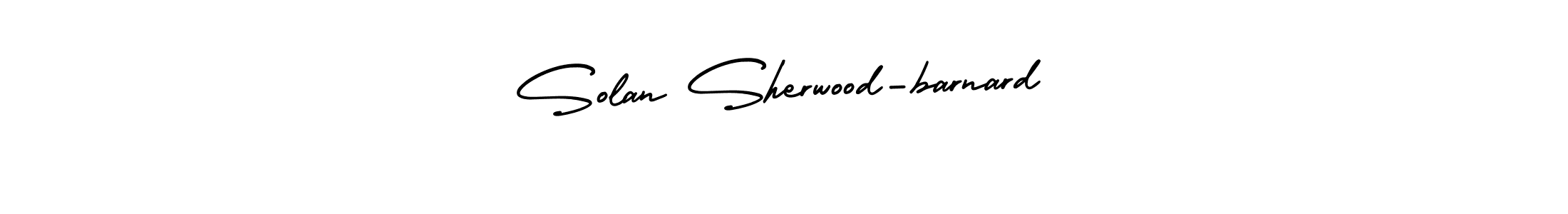 Make a beautiful signature design for name Solan Sherwood-barnard. Use this online signature maker to create a handwritten signature for free. Solan Sherwood-barnard signature style 3 images and pictures png