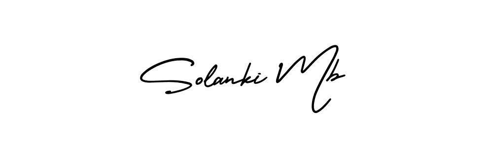 if you are searching for the best signature style for your name Solanki Mb. so please give up your signature search. here we have designed multiple signature styles  using AmerikaSignatureDemo-Regular. Solanki Mb signature style 3 images and pictures png