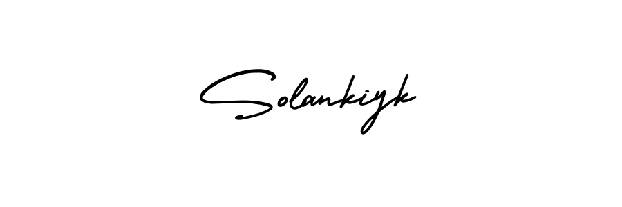 Best and Professional Signature Style for Solankiyk. AmerikaSignatureDemo-Regular Best Signature Style Collection. Solankiyk signature style 3 images and pictures png