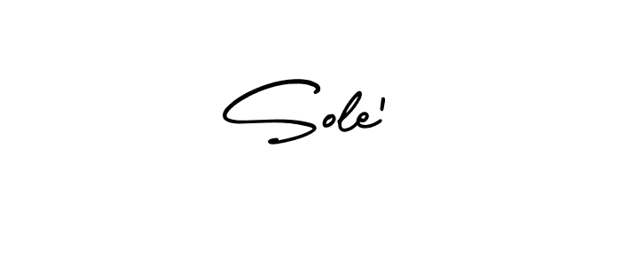 Also we have Sole’ name is the best signature style. Create professional handwritten signature collection using AmerikaSignatureDemo-Regular autograph style. Sole’ signature style 3 images and pictures png