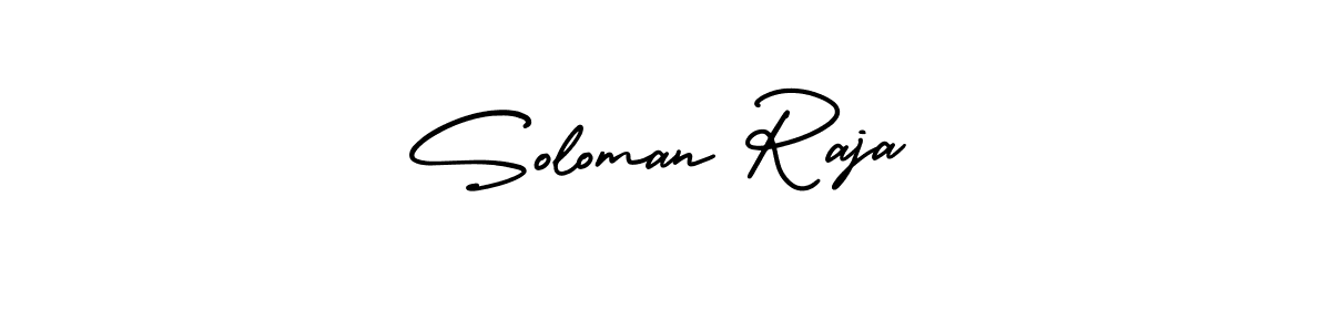 This is the best signature style for the Soloman Raja name. Also you like these signature font (AmerikaSignatureDemo-Regular). Mix name signature. Soloman Raja signature style 3 images and pictures png