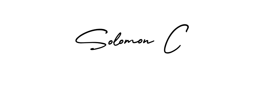 AmerikaSignatureDemo-Regular is a professional signature style that is perfect for those who want to add a touch of class to their signature. It is also a great choice for those who want to make their signature more unique. Get Solomon C name to fancy signature for free. Solomon C signature style 3 images and pictures png