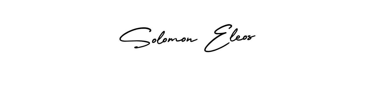 Also we have Solomon Eleos name is the best signature style. Create professional handwritten signature collection using AmerikaSignatureDemo-Regular autograph style. Solomon Eleos signature style 3 images and pictures png