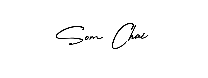 Also we have Som Chai name is the best signature style. Create professional handwritten signature collection using AmerikaSignatureDemo-Regular autograph style. Som Chai signature style 3 images and pictures png