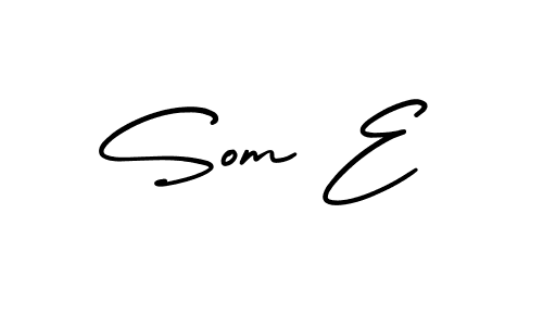 Make a beautiful signature design for name Som E. Use this online signature maker to create a handwritten signature for free. Som E signature style 3 images and pictures png