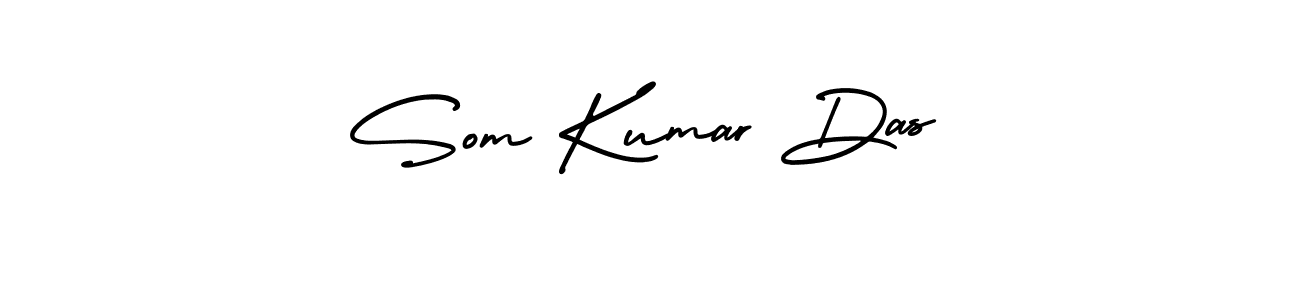 Create a beautiful signature design for name Som Kumar Das. With this signature (AmerikaSignatureDemo-Regular) fonts, you can make a handwritten signature for free. Som Kumar Das signature style 3 images and pictures png