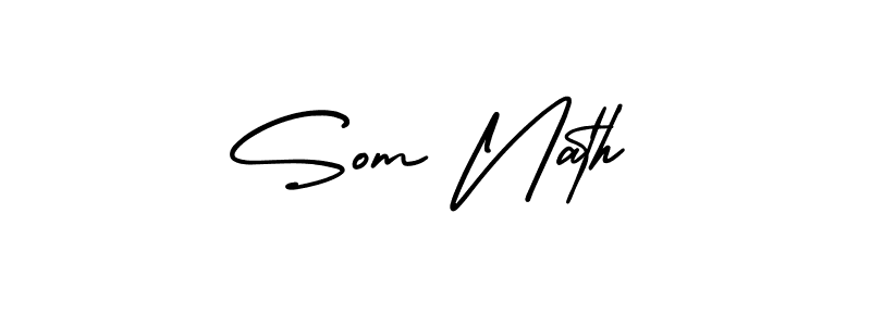 Make a beautiful signature design for name Som Nath. With this signature (AmerikaSignatureDemo-Regular) style, you can create a handwritten signature for free. Som Nath signature style 3 images and pictures png