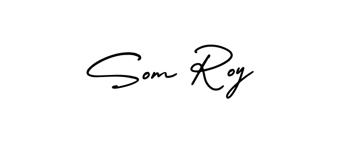 Also You can easily find your signature by using the search form. We will create Som Roy name handwritten signature images for you free of cost using AmerikaSignatureDemo-Regular sign style. Som Roy signature style 3 images and pictures png