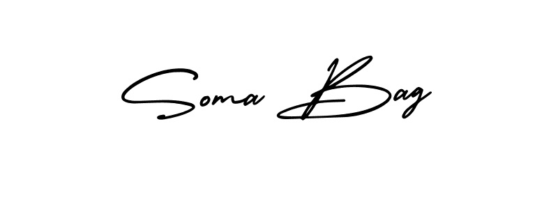 Also we have Soma Bag name is the best signature style. Create professional handwritten signature collection using AmerikaSignatureDemo-Regular autograph style. Soma Bag signature style 3 images and pictures png