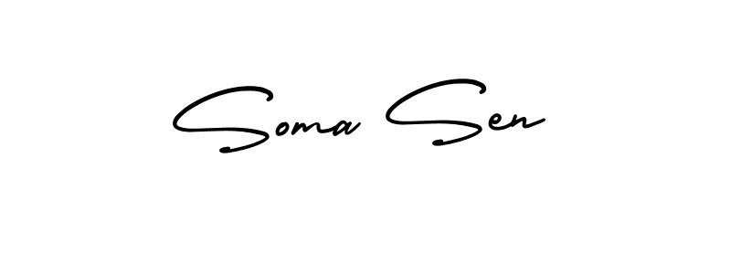 Also we have Soma Sen name is the best signature style. Create professional handwritten signature collection using AmerikaSignatureDemo-Regular autograph style. Soma Sen signature style 3 images and pictures png