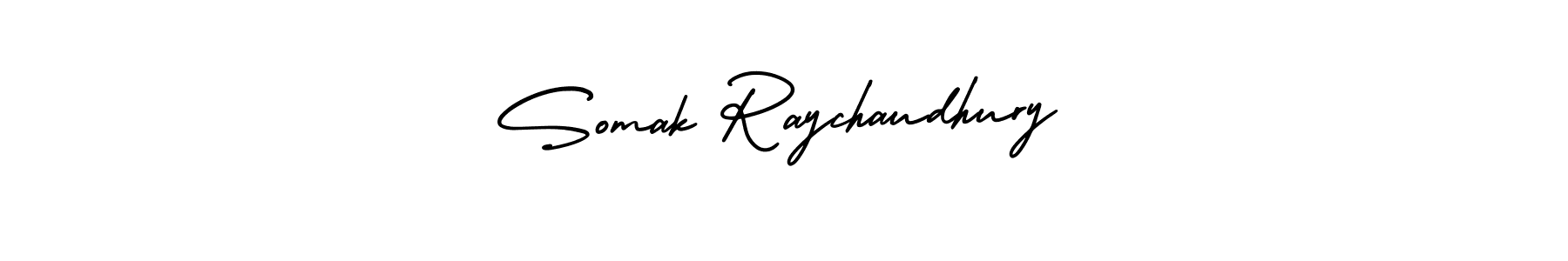 AmerikaSignatureDemo-Regular is a professional signature style that is perfect for those who want to add a touch of class to their signature. It is also a great choice for those who want to make their signature more unique. Get Somak Raychaudhury name to fancy signature for free. Somak Raychaudhury signature style 3 images and pictures png