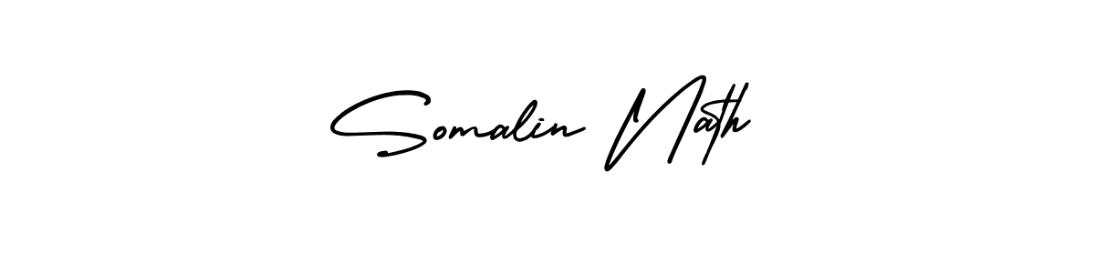 Check out images of Autograph of Somalin Nath name. Actor Somalin Nath Signature Style. AmerikaSignatureDemo-Regular is a professional sign style online. Somalin Nath signature style 3 images and pictures png