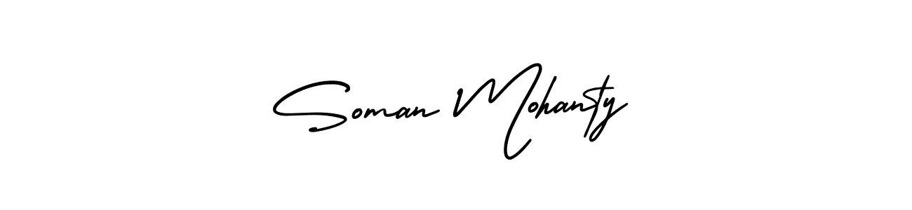 How to Draw Soman Mohanty signature style? AmerikaSignatureDemo-Regular is a latest design signature styles for name Soman Mohanty. Soman Mohanty signature style 3 images and pictures png