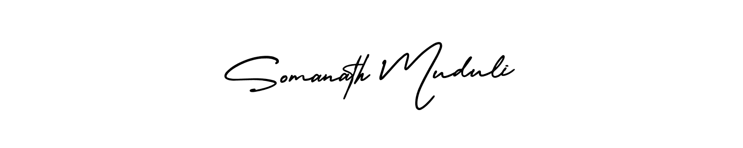 Similarly AmerikaSignatureDemo-Regular is the best handwritten signature design. Signature creator online .You can use it as an online autograph creator for name Somanath Muduli. Somanath Muduli signature style 3 images and pictures png