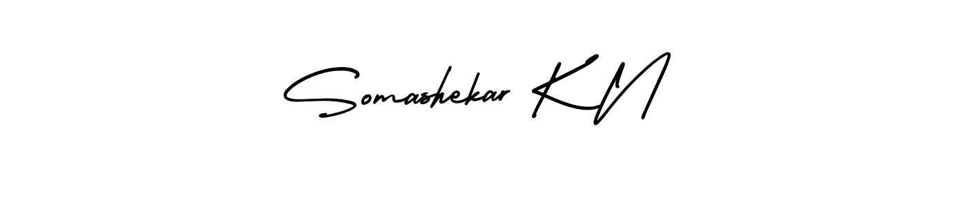 Somashekar K N stylish signature style. Best Handwritten Sign (AmerikaSignatureDemo-Regular) for my name. Handwritten Signature Collection Ideas for my name Somashekar K N. Somashekar K N signature style 3 images and pictures png