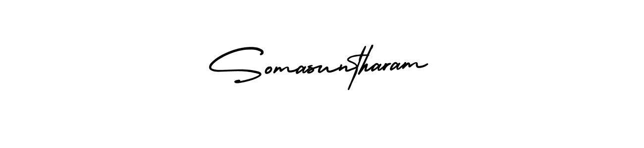 The best way (AmerikaSignatureDemo-Regular) to make a short signature is to pick only two or three words in your name. The name Somasuntharam include a total of six letters. For converting this name. Somasuntharam signature style 3 images and pictures png