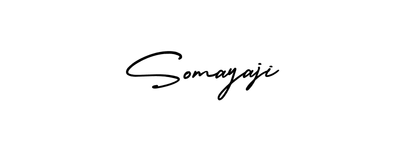 You should practise on your own different ways (AmerikaSignatureDemo-Regular) to write your name (Somayaji) in signature. don't let someone else do it for you. Somayaji signature style 3 images and pictures png