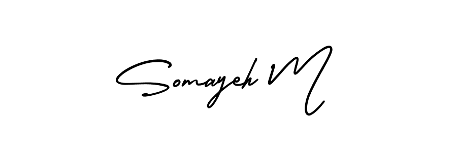 Once you've used our free online signature maker to create your best signature AmerikaSignatureDemo-Regular style, it's time to enjoy all of the benefits that Somayeh M name signing documents. Somayeh M signature style 3 images and pictures png