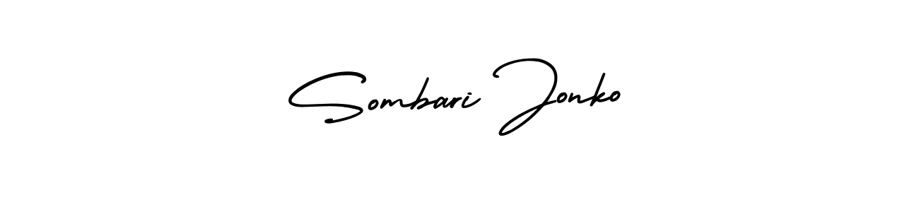 Make a beautiful signature design for name Sombari Jonko. Use this online signature maker to create a handwritten signature for free. Sombari Jonko signature style 3 images and pictures png