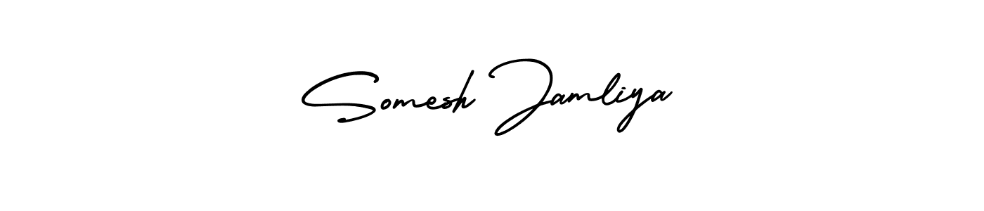 Here are the top 10 professional signature styles for the name Somesh Jamliya. These are the best autograph styles you can use for your name. Somesh Jamliya signature style 3 images and pictures png