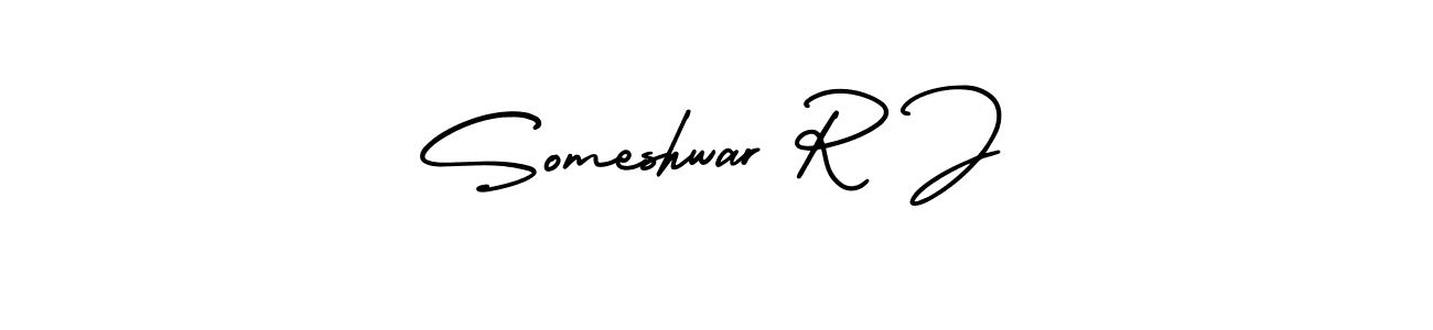 Make a short Someshwar R J signature style. Manage your documents anywhere anytime using AmerikaSignatureDemo-Regular. Create and add eSignatures, submit forms, share and send files easily. Someshwar R J signature style 3 images and pictures png