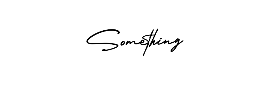 It looks lik you need a new signature style for name Something. Design unique handwritten (AmerikaSignatureDemo-Regular) signature with our free signature maker in just a few clicks. Something signature style 3 images and pictures png