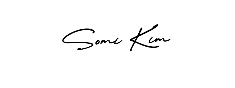 AmerikaSignatureDemo-Regular is a professional signature style that is perfect for those who want to add a touch of class to their signature. It is also a great choice for those who want to make their signature more unique. Get Somi Kim name to fancy signature for free. Somi Kim signature style 3 images and pictures png