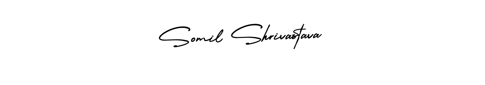 Also You can easily find your signature by using the search form. We will create Somil Shrivastava name handwritten signature images for you free of cost using AmerikaSignatureDemo-Regular sign style. Somil Shrivastava signature style 3 images and pictures png