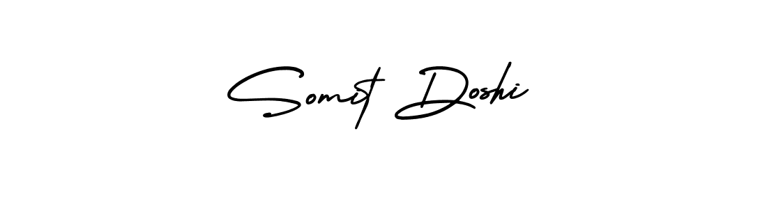 It looks lik you need a new signature style for name Somit Doshi. Design unique handwritten (AmerikaSignatureDemo-Regular) signature with our free signature maker in just a few clicks. Somit Doshi signature style 3 images and pictures png