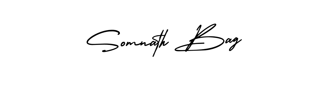 Create a beautiful signature design for name Somnath Bag. With this signature (AmerikaSignatureDemo-Regular) fonts, you can make a handwritten signature for free. Somnath Bag signature style 3 images and pictures png