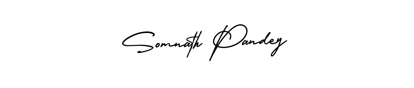 Use a signature maker to create a handwritten signature online. With this signature software, you can design (AmerikaSignatureDemo-Regular) your own signature for name Somnath Pandey. Somnath Pandey signature style 3 images and pictures png