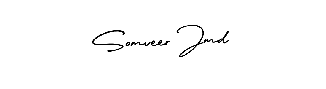 Make a beautiful signature design for name Somveer Jmd. With this signature (AmerikaSignatureDemo-Regular) style, you can create a handwritten signature for free. Somveer Jmd signature style 3 images and pictures png