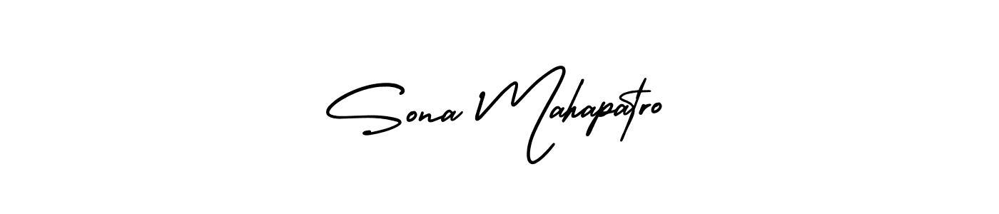 Check out images of Autograph of Sona Mahapatro name. Actor Sona Mahapatro Signature Style. AmerikaSignatureDemo-Regular is a professional sign style online. Sona Mahapatro signature style 3 images and pictures png