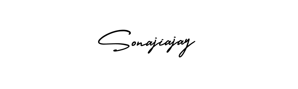 How to make Sonajiajay signature? AmerikaSignatureDemo-Regular is a professional autograph style. Create handwritten signature for Sonajiajay name. Sonajiajay signature style 3 images and pictures png