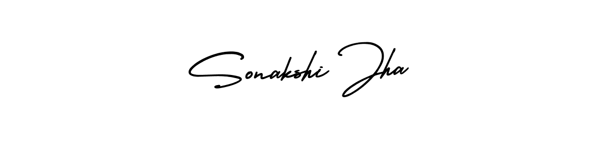 Use a signature maker to create a handwritten signature online. With this signature software, you can design (AmerikaSignatureDemo-Regular) your own signature for name Sonakshi Jha. Sonakshi Jha signature style 3 images and pictures png