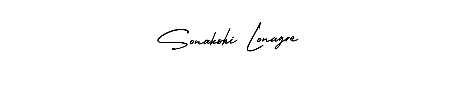 This is the best signature style for the Sonakshi Lonagre name. Also you like these signature font (AmerikaSignatureDemo-Regular). Mix name signature. Sonakshi Lonagre signature style 3 images and pictures png