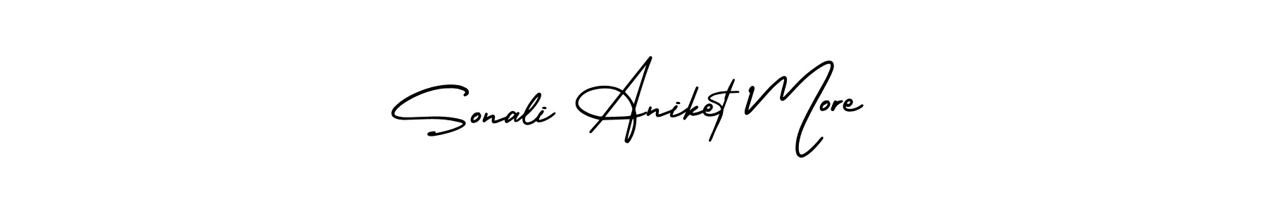 Make a beautiful signature design for name Sonali Aniket More. Use this online signature maker to create a handwritten signature for free. Sonali Aniket More signature style 3 images and pictures png