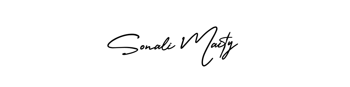 Make a short Sonali Maity signature style. Manage your documents anywhere anytime using AmerikaSignatureDemo-Regular. Create and add eSignatures, submit forms, share and send files easily. Sonali Maity signature style 3 images and pictures png