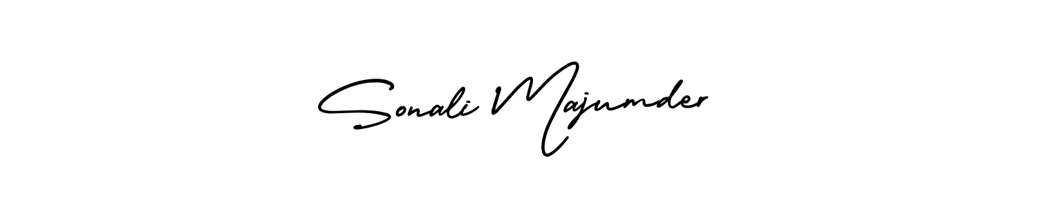 How to Draw Sonali Majumder signature style? AmerikaSignatureDemo-Regular is a latest design signature styles for name Sonali Majumder. Sonali Majumder signature style 3 images and pictures png