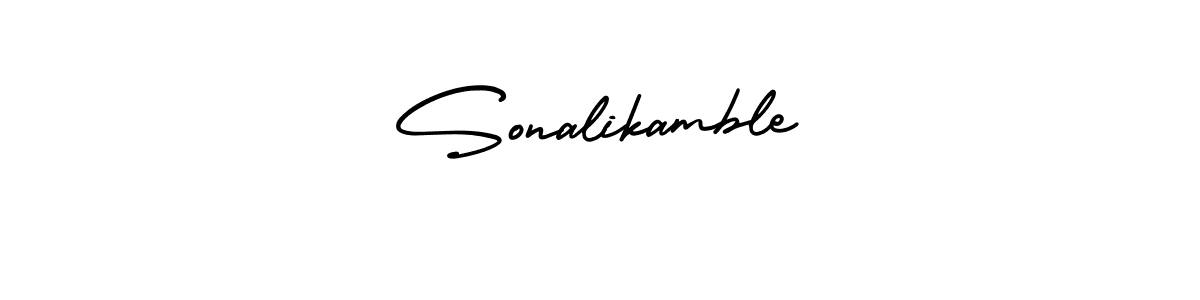Make a beautiful signature design for name Sonalikamble. Use this online signature maker to create a handwritten signature for free. Sonalikamble signature style 3 images and pictures png