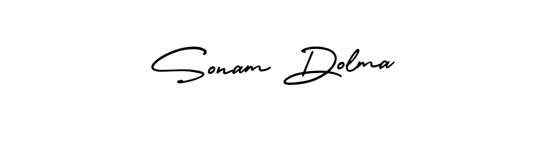 AmerikaSignatureDemo-Regular is a professional signature style that is perfect for those who want to add a touch of class to their signature. It is also a great choice for those who want to make their signature more unique. Get Sonam Dolma name to fancy signature for free. Sonam Dolma signature style 3 images and pictures png