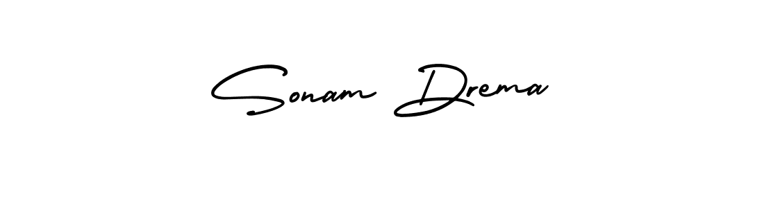 if you are searching for the best signature style for your name Sonam Drema. so please give up your signature search. here we have designed multiple signature styles  using AmerikaSignatureDemo-Regular. Sonam Drema signature style 3 images and pictures png